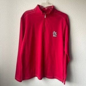NWT MLB Tommy Bahama size Medium pullover shirt St. Louis Cardinals